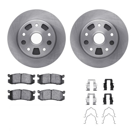 Dynamic Friction Co 6312-80027, Rotors with 3000 Series Ceramic Brake Pads includes Hardware 6312-80027